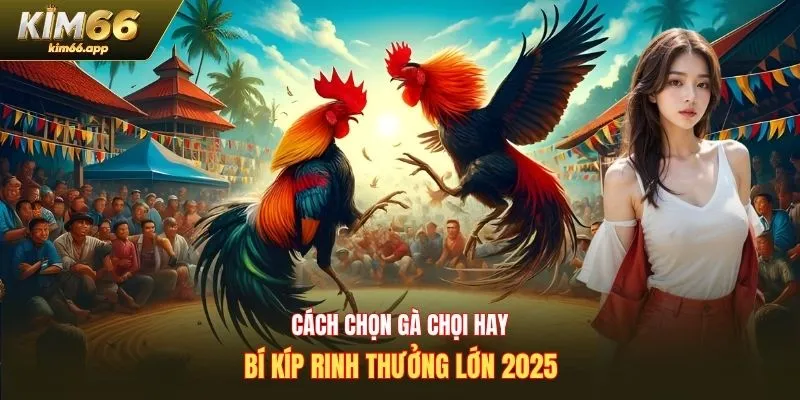 Cách chọn gà chọi hay